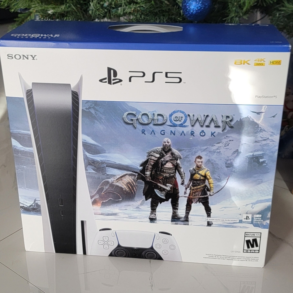 PS5 with God of War Ragnarok